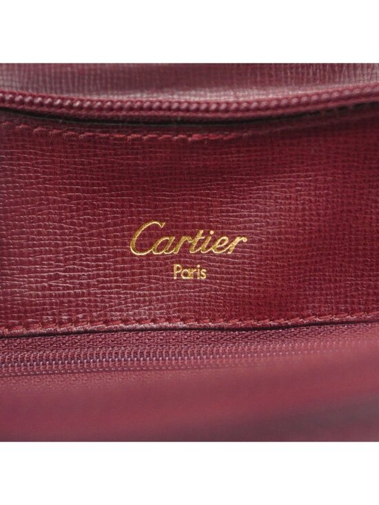 Cartier Backpack Must Leather Bordeaux Gold main image 10
